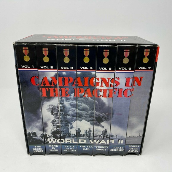 Campaigns In The Pacific World War II VHS Set C4 - Picture 2 of 7